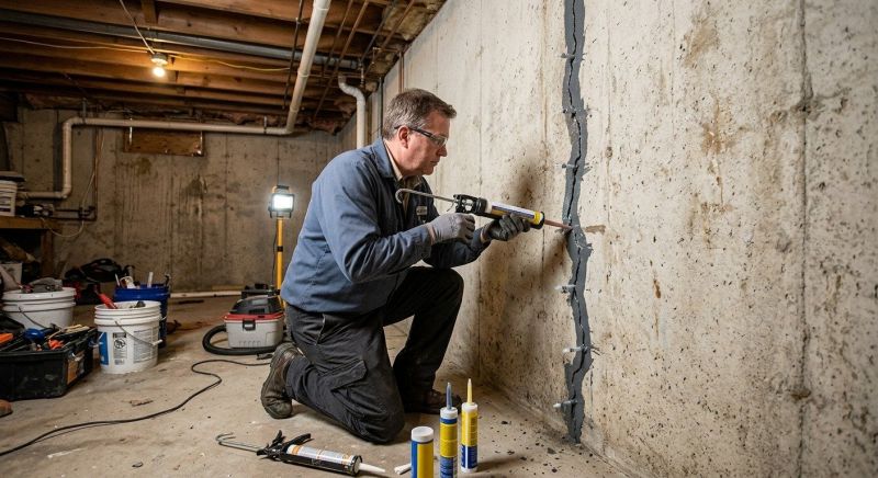 Basement Crack Repair in Golden, CO