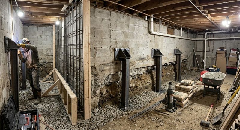 Basement Stabilization in Golden, CO