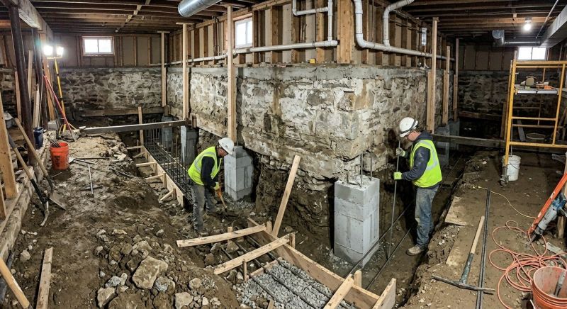 Basement Underpinning in Golden, CO