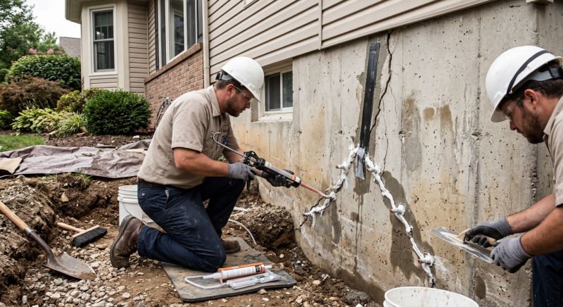Cracked Foundation Repair in Arapahoe County, CO