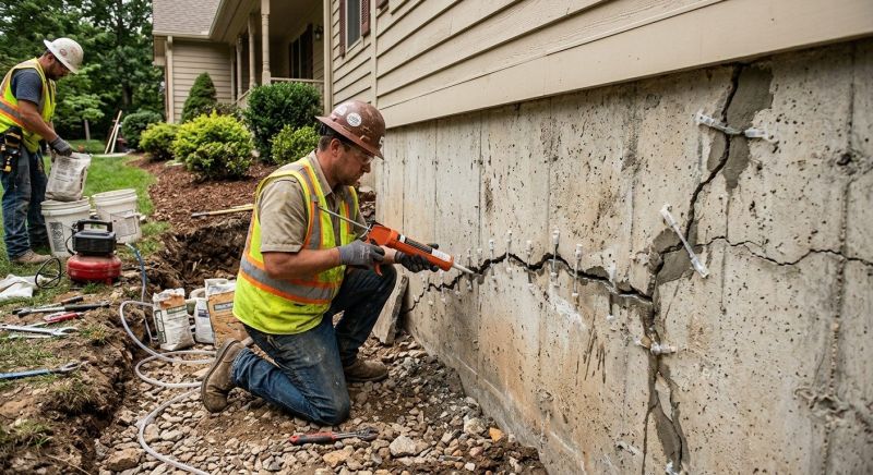 Cracked Foundation Repair in Aurora, CO
