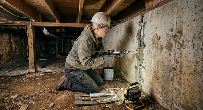 Crawlspace Foundation Repair in Arvada, CO