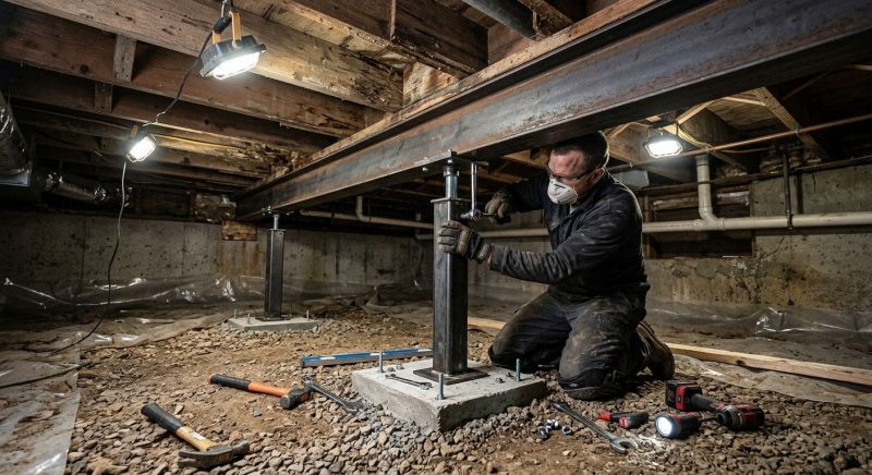 Crawlspace Structural Repair in Golden, CO