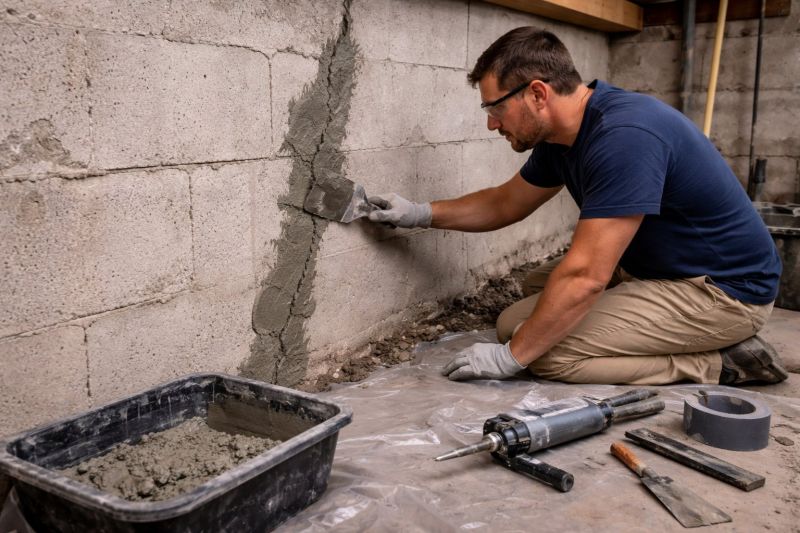 Foundation Crack Repair in Conifer, CO