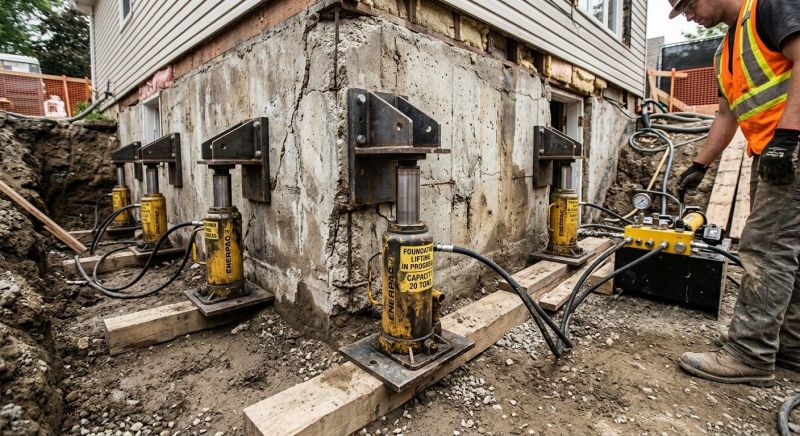 Foundation Jacking in Denver County, CO