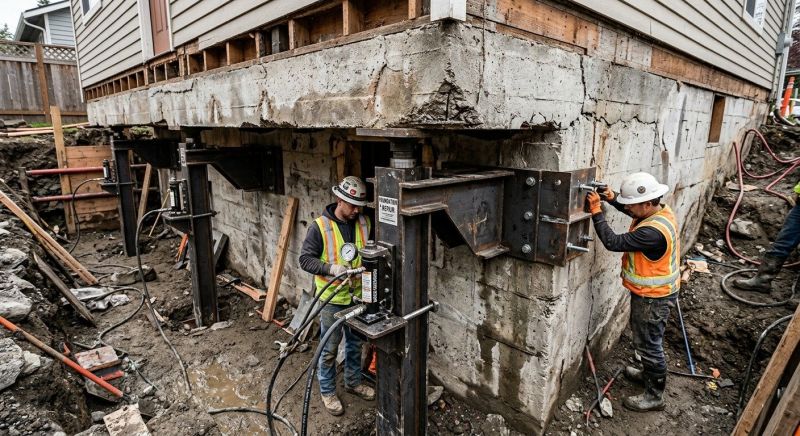 Foundation Lifting in Douglas County, CO