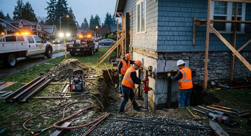 Foundation Stabilizing in Broomfield, CO
