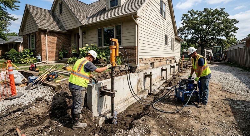 Foundation Stabilizing in Conifer, CO