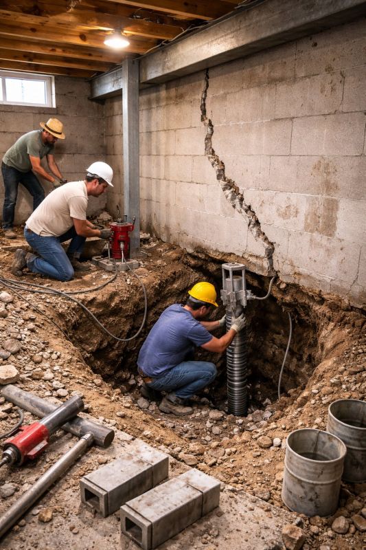 Foundation Structural Repair in Wheat Ridge, CO