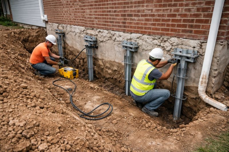 Helical Piers Installation in Golden, CO