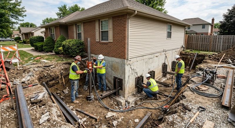 House Foundation Repair in Commerce City, CO