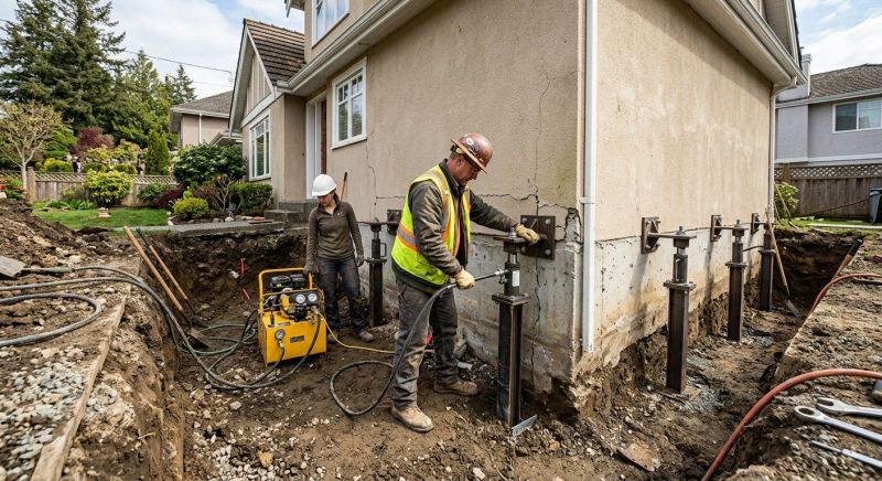 Sinking Foundation Repair in Arvada, CO