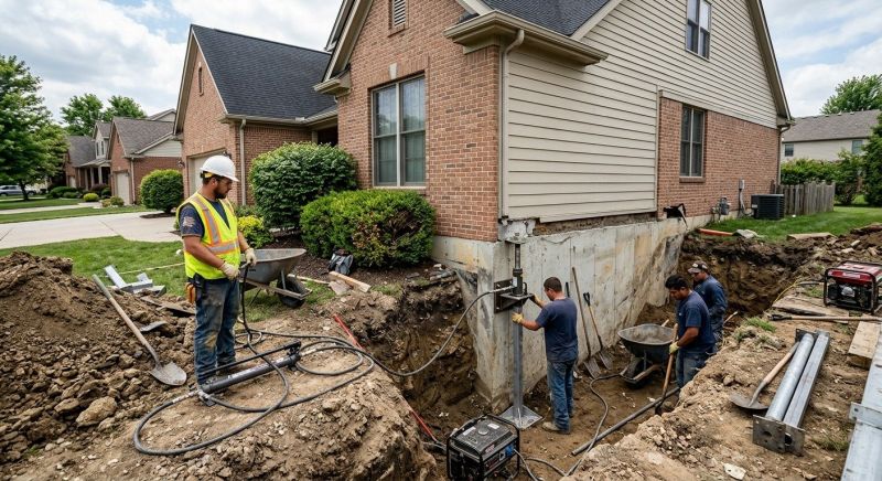Sinking Foundation Repair in Broomfield, CO