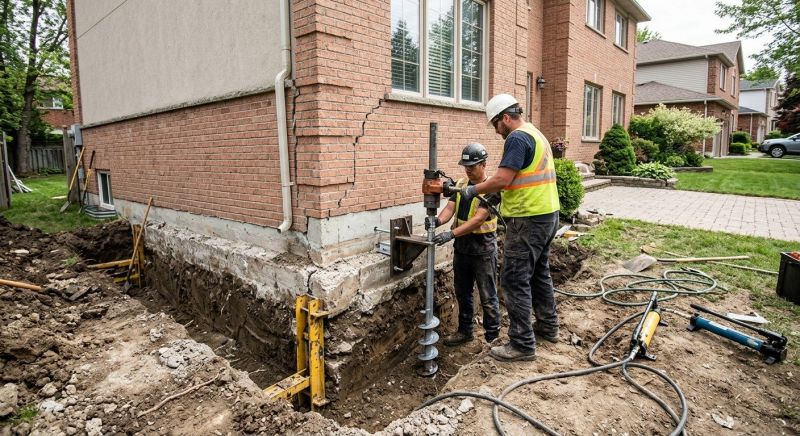 Sinking Foundation Repair in Conifer, CO