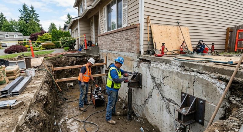 Slab Foundation Repair in Golden, CO